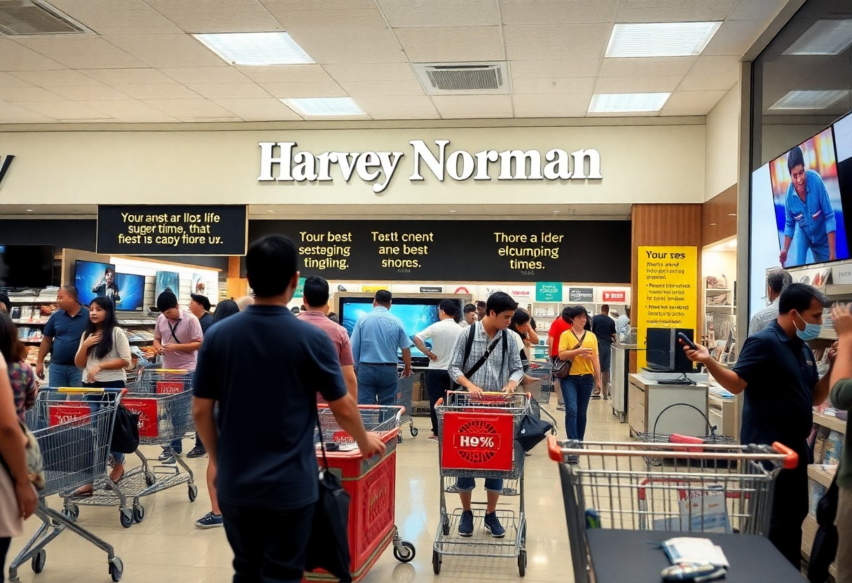 best times to shop at harvey norman saz