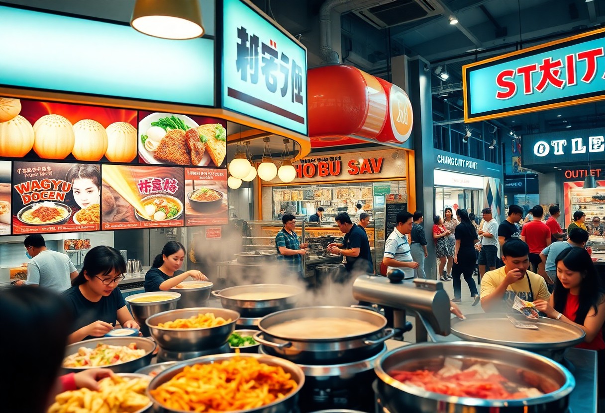 why changi city point food is unique uco