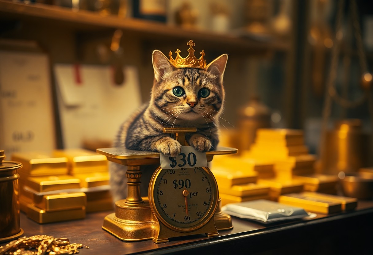 whats up with gold prices leq